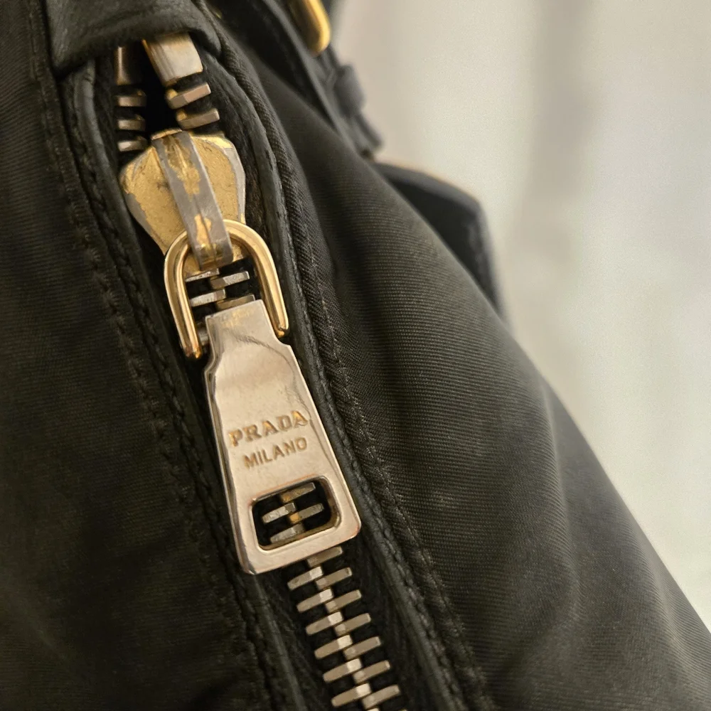 Prada Tessuto Nylon Black Shoulder Bag - Picture 9 of 11